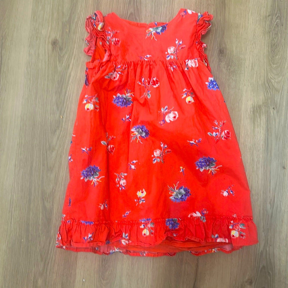 Girls red gap dress size 6T